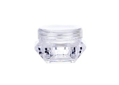 China 5g Clear Cosmetic Cream Jar Small Capacity Daily Life Long Life Span for sale