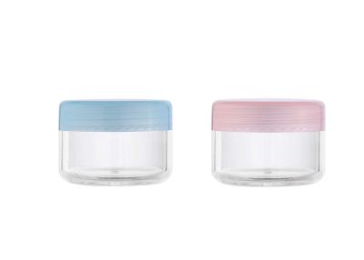 China Tarro poner crema plástico conveniente del viaje de los contenedores vacíos portátiles del maquillaje en venta