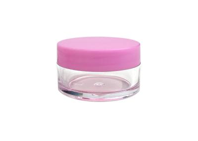 China Transparent Small  Cosmetic Cream Jar Chemical Resistant Leakage Proof for sale