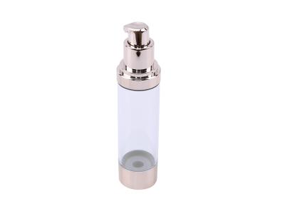 China Empty Transparent Airless Serum Pump Bottles Refillable And Reusable for sale