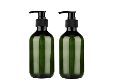 China Black Pump Plastic Cosmetic Bottles 300ML Shampoo Lotion Dispenser Bottles for sale