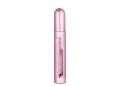 China Botellas de cristal vacías rosadas del espray del cuidado personal de la botella de perfume de la pluma mini en venta