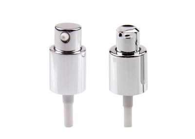 China Aluminum Plastic Treatment Pump Two Head  Full Cover Cosmetic Lotion Pump for sale