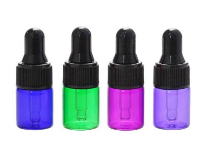 China Multicolors Small Essential Oil Bottles Recyclable Essential Oil Vials for sale
