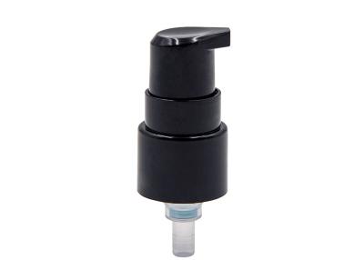 China Black Plastic Treatment Pump Cosmetic  Lotions Cream Pump Dispenser for sale