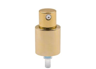 China Gold Plastic Treatment Pump Non Spill Cosmetic Pump Dispenser for sale