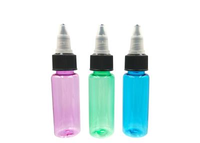 China Multi Colors Plastic Squeeze Dropper Bottles Purple Green With Tip Cover for sale