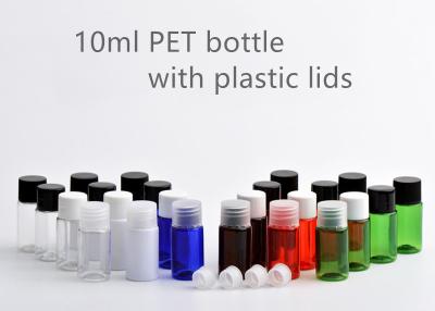 China PET PP Small Plastic Bottle Containers , 10ml Round Plastic Bottles With Lids for sale