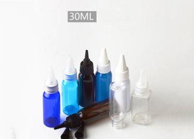 China Durable Empty Plastic PET Bottles Cosmetic Packing With Needle Mouth Cover for sale