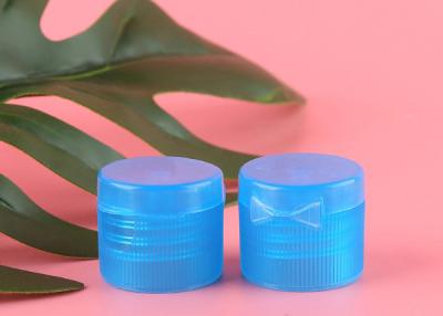 China Transparent Blue Shampoo Bottle Cap Butterfly Type Heat Resistance For Lotions for sale