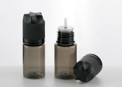 China Small Capacity Smoke Oil Bottle PET Plastic E Liquid / Juice Container Durable for sale