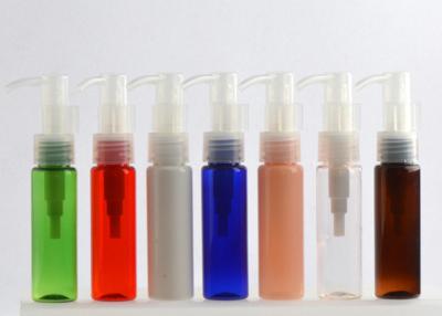 China Transparent Body  Pet Plastic Cosmetic Bottles 20ml 50ml 80ml 100ml With Pump for sale