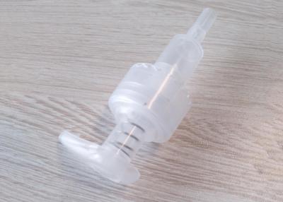 Chine Pompe transparente lisse en plastique de commutateur de bouteille de shampooing de pp à vendre