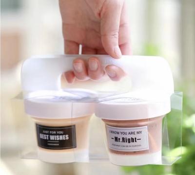 중국 BPA 무료 플라스틱 버릴 수 있는 아이스크림은 핑크색이고 하얀 LID로 공굴리기를 합니다 판매용