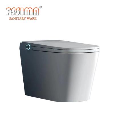 China Wall Hung Smart Toilet With Auto Flush Round Intelligent Wc 400mm for sale
