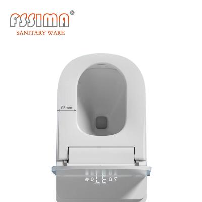 China Wall Mounted Smart Toilet Self Cleaning Electric One Piece Bidet 41KG for sale