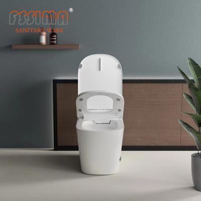China Wall Mounted Intelligent Toilet Smart Toilet Touchscreen With Heated Seat for sale