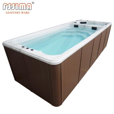 China Hydrotherapy Tub Outdoor Whirlpool Spa Bathtub Swimming Jetted Family House Party for sale