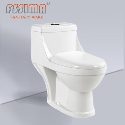China One Piece Conjoined Toilet P Trap S Trap Wc Top Flush Bathroom for sale