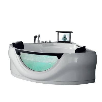 China Bubble Bath Tub Body Spa Massage Bathtub With Shower 1630x830mm for sale