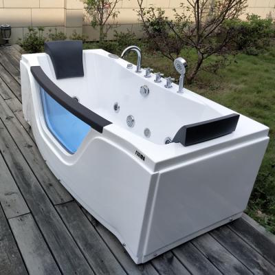 中国 支えがない空気マッサージのたらいの贅沢な2人のHydromassageの浴槽1700x600mm 販売のため