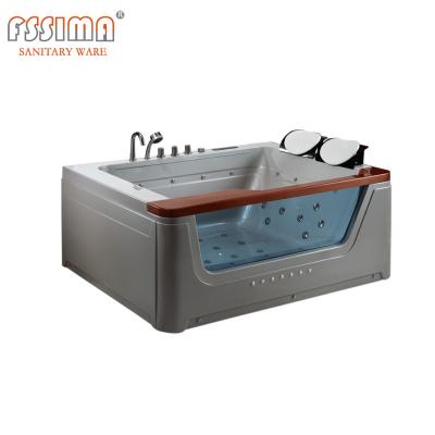 China 1700mm 66in Freestanding Jetted Bathtub Small Waterfall Spa Whirlpool for sale
