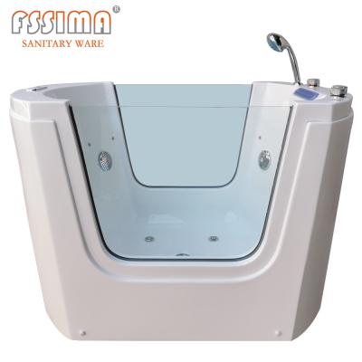 China 1100mm Thermostatic Infant Spa Tubs For Baby With LED Light for sale
