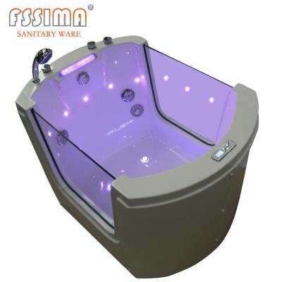 China Thermostat Soothing Baby Spa Bathtub Acrylic White CE ISO certify for sale