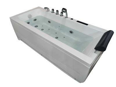China 5 Foot Rectangular 2 Person Corner Bathtub 1700x650mm With Video for sale