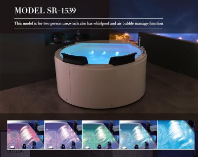 China 5' Acrylic Freestanding Bathtub Round 1500mm 1700mm European Style 2 Person for sale