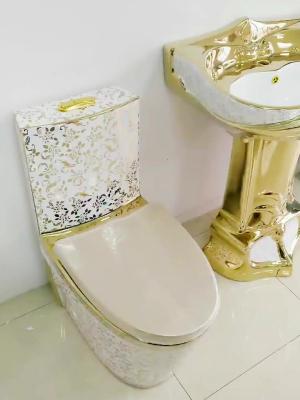 China S Trap One Piece Top Flush Toilet Diamond Shape Ceramic Bowl for sale