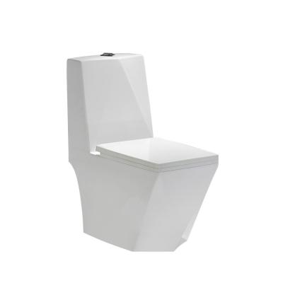 China Luxury Gravity Flushing Conjoined Toilet Bathroom Ceramic One Piece Western Toilet for sale