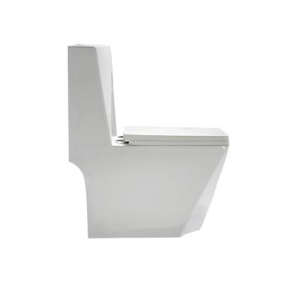 China Customize P S Trap One Piece Floor Mounted Toilet Ceramic White Color Gravity Flush for sale