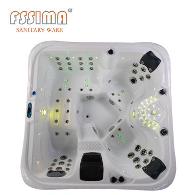 China 5 Persons Outdoor SPA Bathtub Acrylic Whirlpools Hot Tub Computer Panel for sale