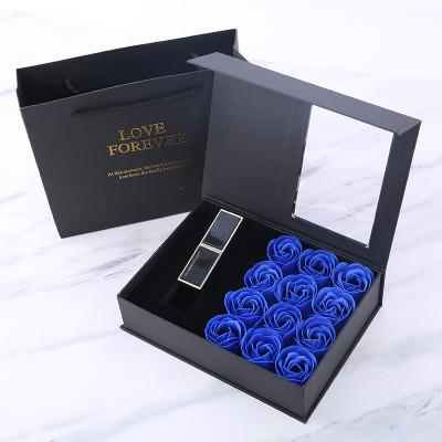 China 2022 Popular Cheap Price Lipstick Box With Soap Roses Birthday Valentine Gifts for sale