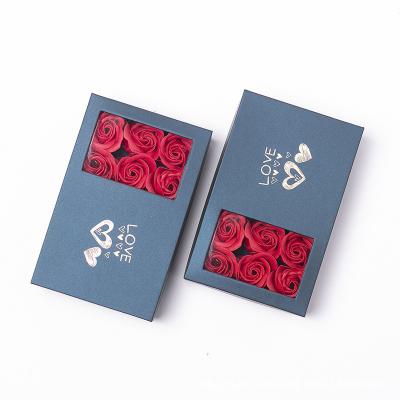 China Preserved Roses Gift Boxes Soap Roses Boxes Jewelry Boxes For Valentines Day Gifts for sale