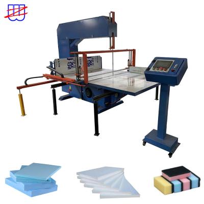 China Automatic Green Scouring Pad Sponge Vertical Blade Saw Machine for Volume Production for sale