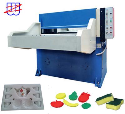 China Advanced Automatic Feeder Hydraulic Clicker Cutting Machine for Clam Shell Packing PU EPE Scouring Pad for sale