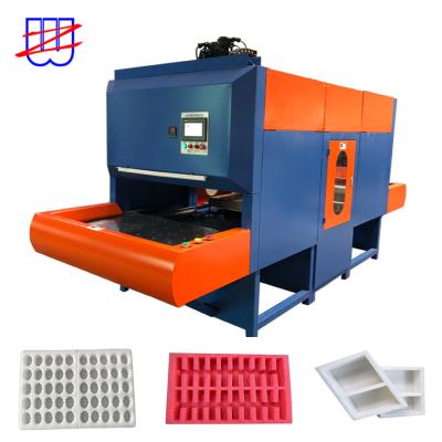 China 10 s/once 50 Hz Double Station EPE PE Polyethylene Foam Sheet Fully Automatic Feeder Heating Bonding Machine for sale
