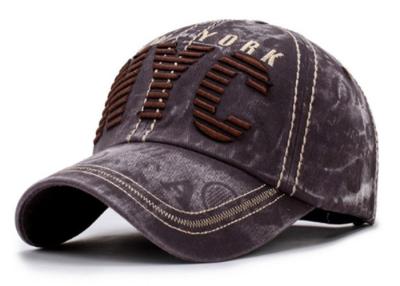 China Boné de beisebol clássico de Nyc, chapéus frescos do camionista do Snapback do algodão com a curvatura de dobramento de bronze à venda