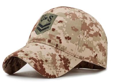中国 男女兼用の軍隊の様式によって刺繍される野球帽のスポーツの調節可能な急な回復の設計 販売のため