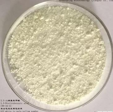 China DNBA Nitrobenzoic Acid CAS Number 99 34 3  3 5  Dinitrobenzoic Acid for sale