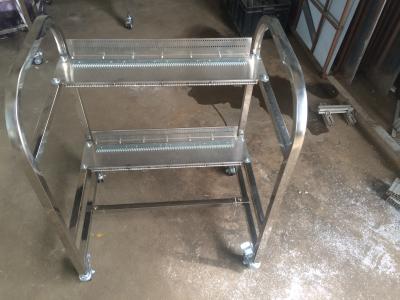 China Stainless Steel SMT Feeder Storage Cart For JUKI Pick And Place Equipment for sale