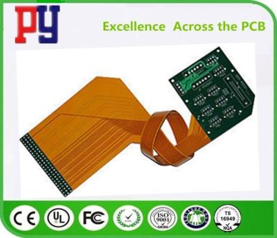 China Double Sided Rigid Flex PCB Immersion Gold 3/3 MIL Line Width / Spacing High Performance for sale