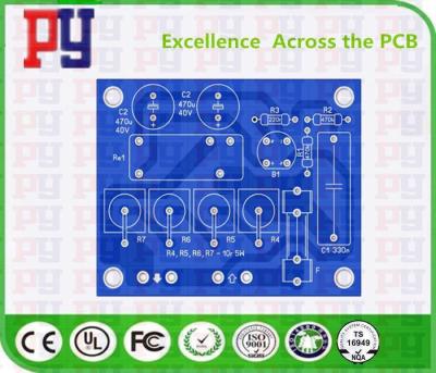China PCB fr4 printed circuit board 	prototype printed circuit board blue oil for sale