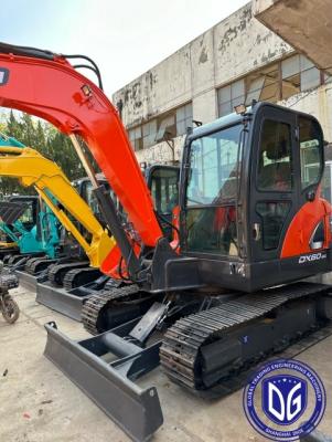 Chine DX60 Excavatrice utilisée Doosan 6 tonnes Mini Excavatrice utilisée Machine hydraulique à vendre