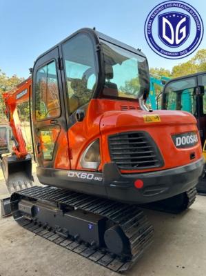 China Used Doosan DX60 6Ton Small Excavator,New Model,Excellent Quality,Sufficient Inventory Te koop