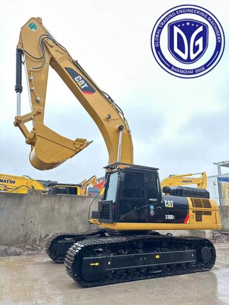 Quality 330D Used caterpillar 30 ton excavator with Low maintenance requirements for sale
