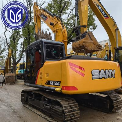 China Sany SY155 15.5T Used Crawler Excavator Efficient and energy-saving power system for sale