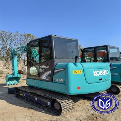 China Used Kobelco SK60 6Ton Used Crawler Excavator,In Good Condition,Available Now Te koop